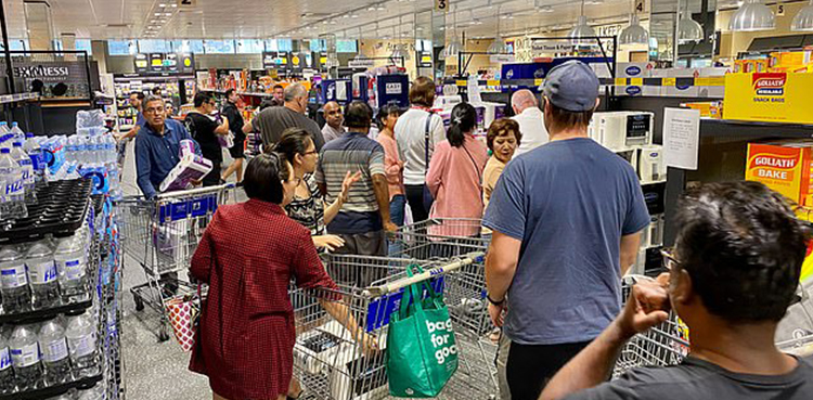 British supermarkets impose purchase limits amidst rampant panic buying