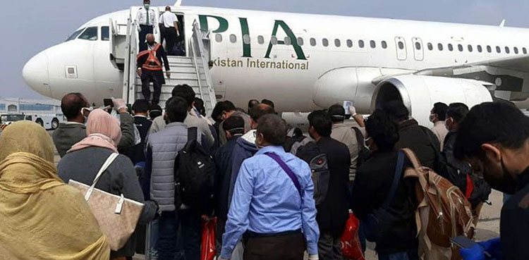 PIA brings stranded Pakistanis in Uzbekistan back