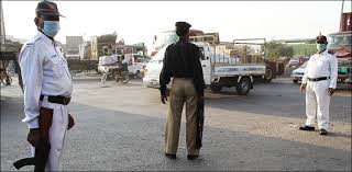 Traffic police officers infected with COVID-19