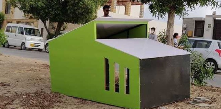 These tiny homes will protect Karachi’s stray dogs in heatwave