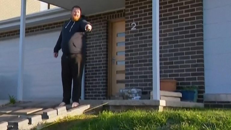 Australian PM’s press conference interrupted by man who owned the turf