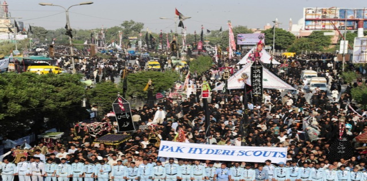 9th Muharram being observed