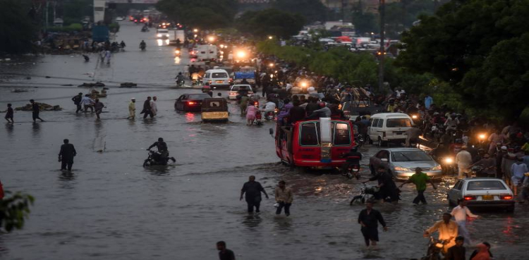 PMD: 186 mm rain poured over the Surjani location, Karachi