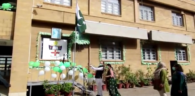 Karachi Grammar School commemorates 73rd Independence Day