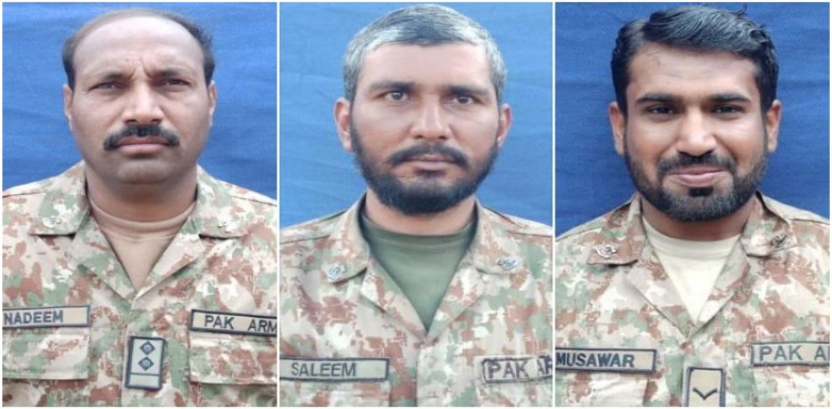 soldiers martyred Waziristan ISPR