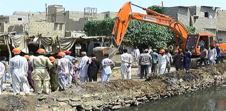 Anti-encroachment drive karachi