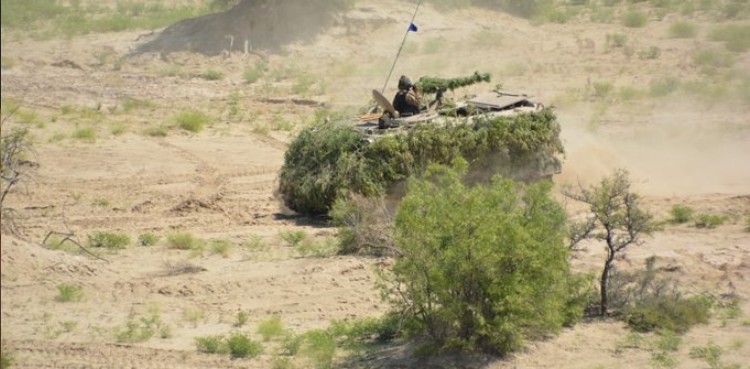 Pakistan Army conducts Military drills in Rahim Yar Khan, Saleh Pat