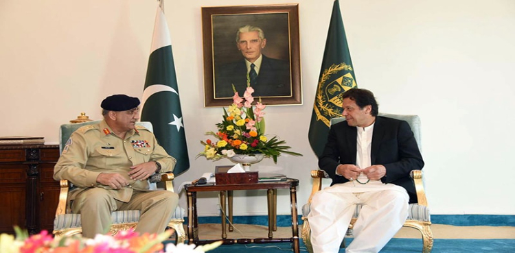 PM Imran khan COAS General Bajwa