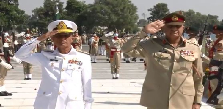 CNS Amjad Khan Niazi COAS General Bajwa