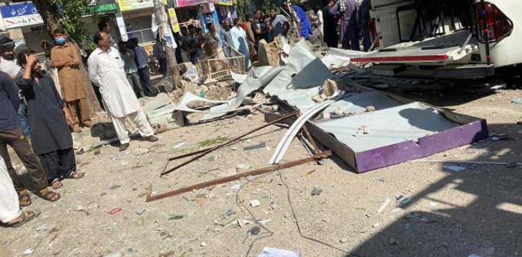 Five killed, 28 injured in Karachi blast at Maskan Chowrangi