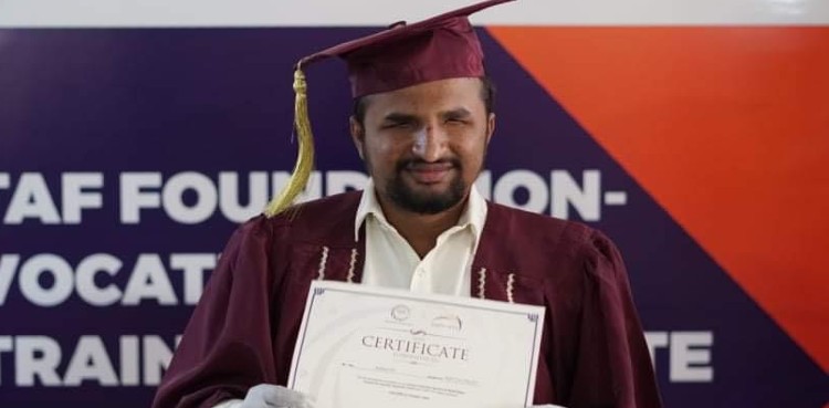 TAFF holds graduation ceremony for visually impaired