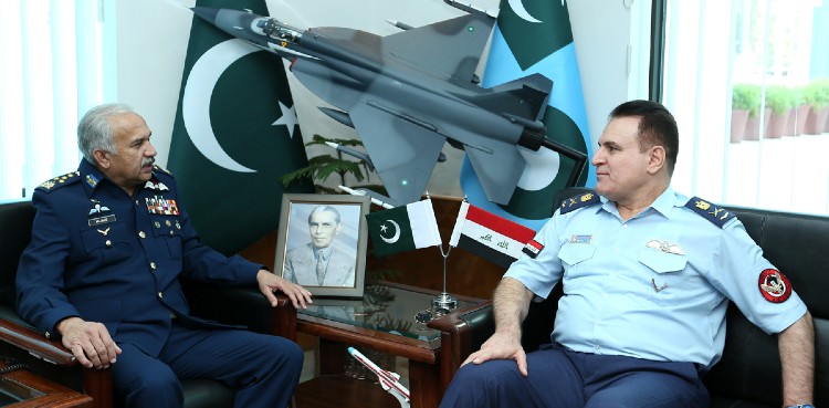 Iraqi Air chief calls his counterpart in Islamabad today