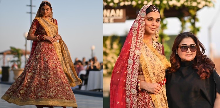 Mushk Kaleem bowls over onlookers at Huma Adnan’s bridal event