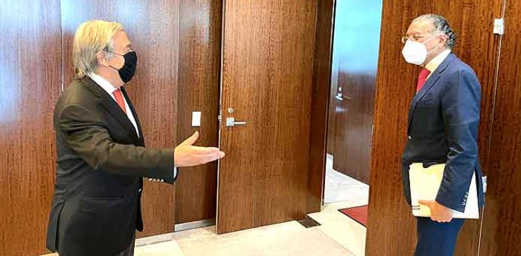 Pakistan hands over dossier to UN chief on India’s state-sponsored terrorism