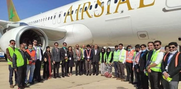 Three Air Sial aircrafts touch base at Karachi