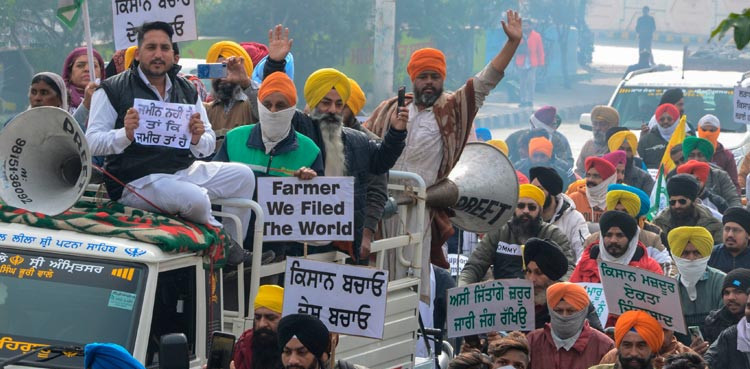 Indian farmers increase pressure on Modi government with day-long hunger strike