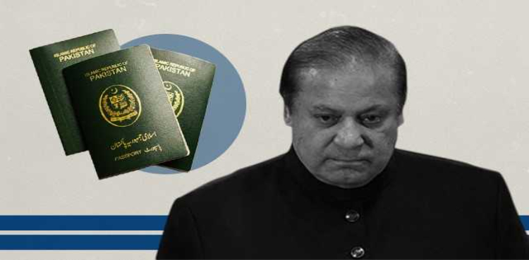 Nawaz Sharif passport