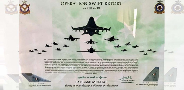 ‘Not numbers but courage, will of a resilient nation that triumphs’ as proved on 27th Feb 2019: ISPR