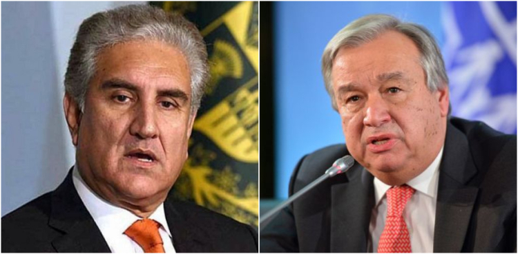 FM Qureshi UN Secretary-General