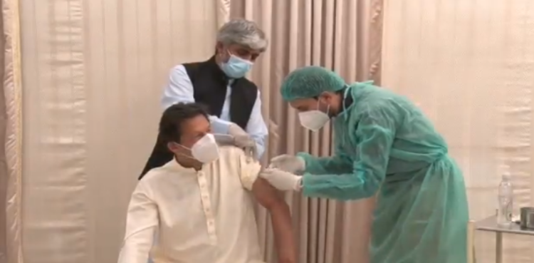 PM Imran Khan COVID-19 vaccine