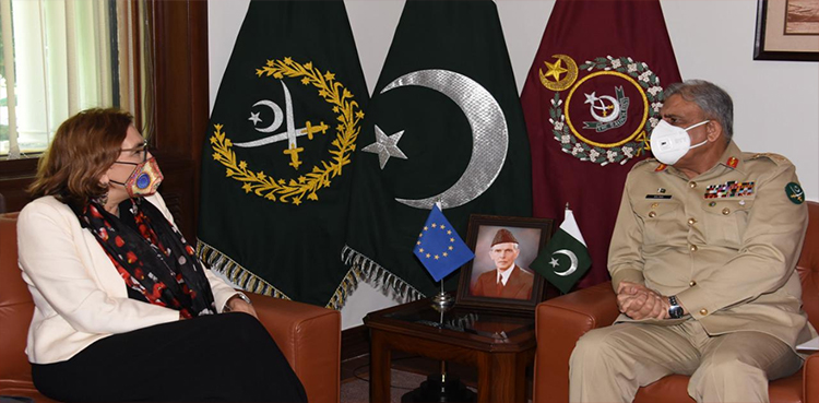 COAS General Bajwa, EU Ambassador Androulla Kaminara mull over Afghan Peace Process