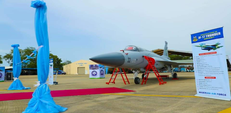 Pakistan hands over 3 JF-17 fighter aircrafts to Nigeria