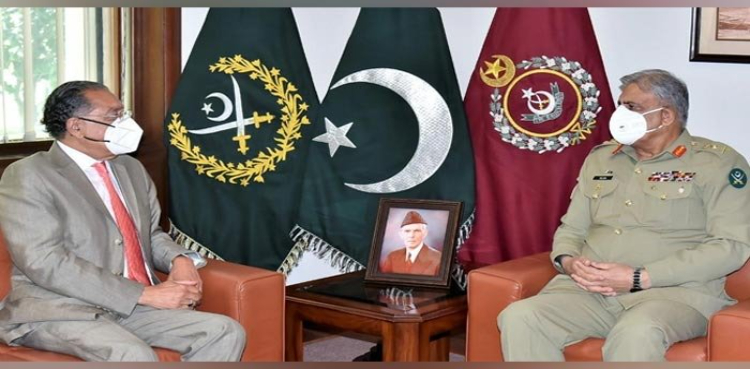 Army Chief General Bajwa mulls over regional security with Pakistan’s ambassador to UN
