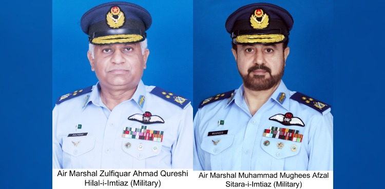 Two PAF officers promoted to Air Marshal rank