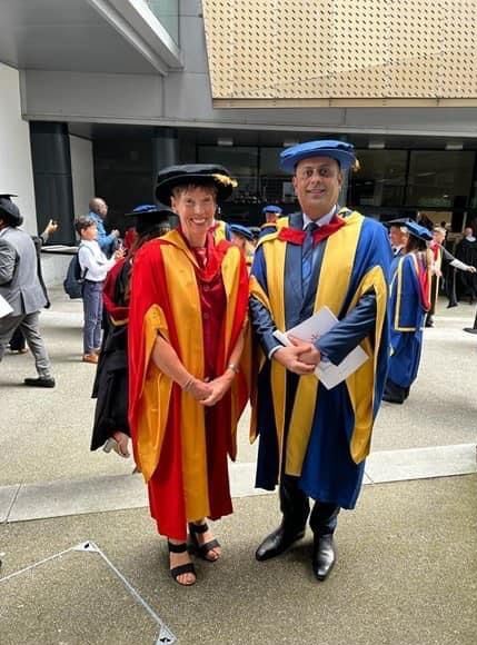 DIG Maqsood Ahmed receives PhD degree from UK