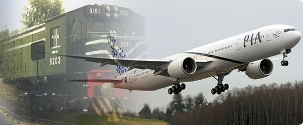 Govt slashes fairs of Railway and PIA