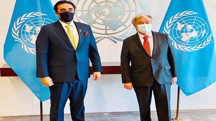 UN SG Antonio Guterres meets Foreign Minister Bilawal Bhutto