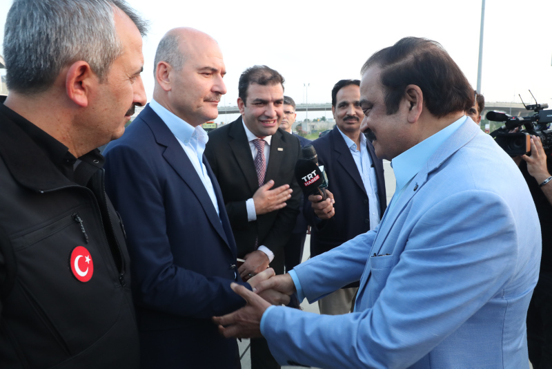 High-level Turkish delegation facilitating relief work reaches Pakistan