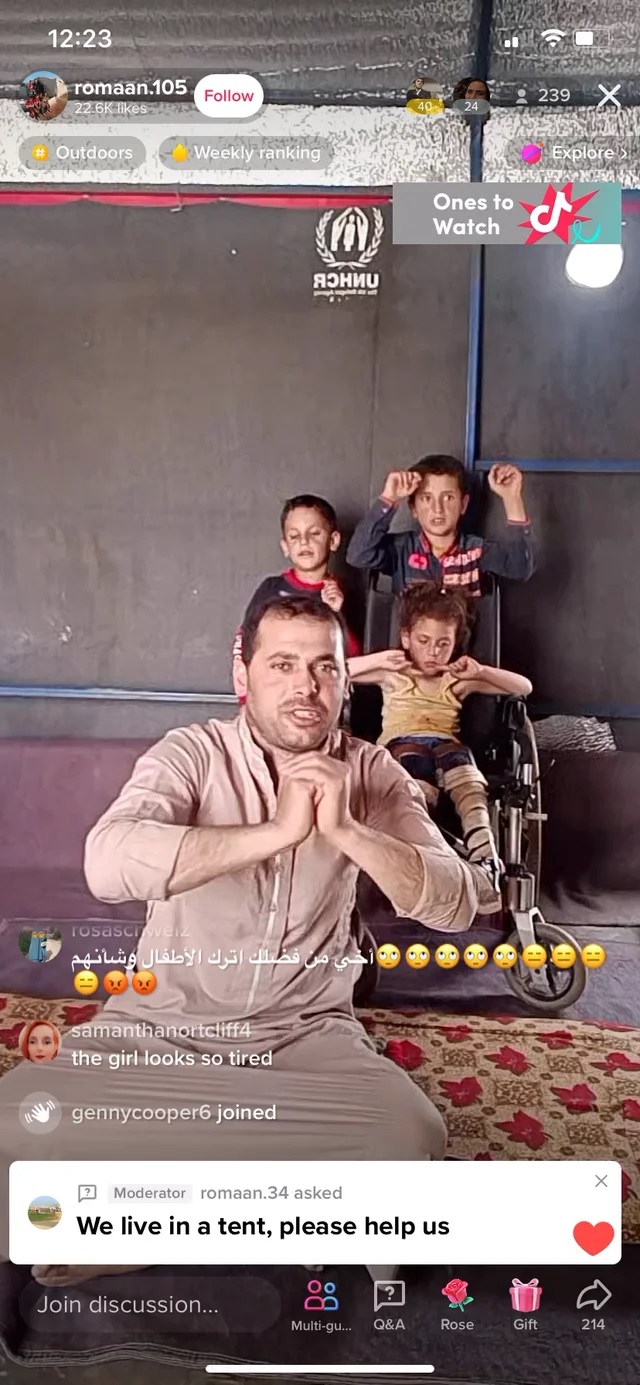 People using technology TikTok for cashless bagging