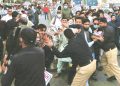 Karachi Police baton-charged health workers