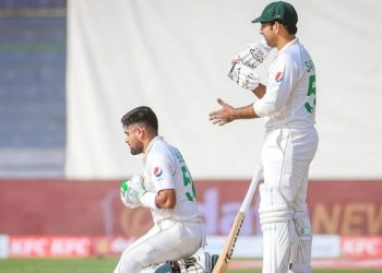 Karachi Test: Babar, Sarfaraz save Pakistan from low score