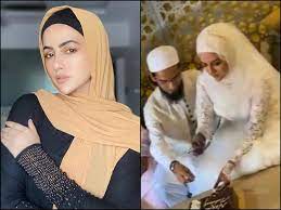 Former Bollywood actress Sana Khan embraces Islam