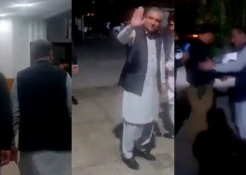PTI Vice Chairman SM Qureshi arrested from GB House Islamabad