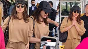Priyanka arrives Delhi to attend engagement ceremony of Parineeti Chopra