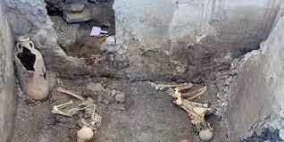 Two new skeletons found at Pompeii excavations
