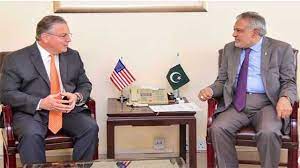US Ambassador calls on Finance Minister Ishaq Dar