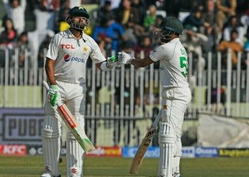 Babr, Saud scroe half centuries against Sri Lankan Cricket President’s XI