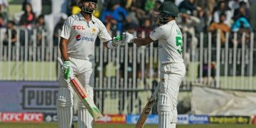 Babr, Saud scroe half centuries against Sri Lankan Cricket President’s XI