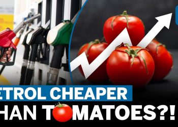 In India tomatoes cheaper then petrol