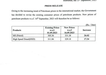 Another frightening hike in fuel price shocks Pakistanis