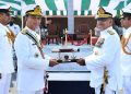 Admiral Naveed Ashraf receives command of Pakistan Navy