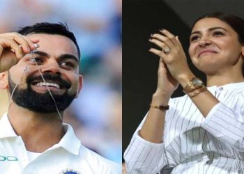Anushka Sharma lands in Ahmedabad to support Kohli