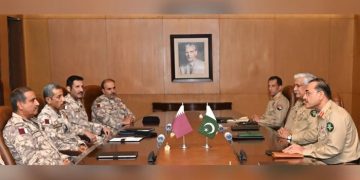 Pakistan looks forward to enhancing defence cooperation with Qatar, COAS