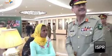 Landlord diverting floodwater, daughter of martyred soldier complaints to COAS