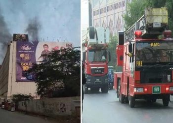 11 die in fire at shopping mall on Karachi’s Rashid Minhas Road