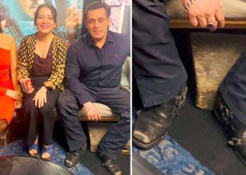 Salman Khan and his torn shoes, on the talk of social media